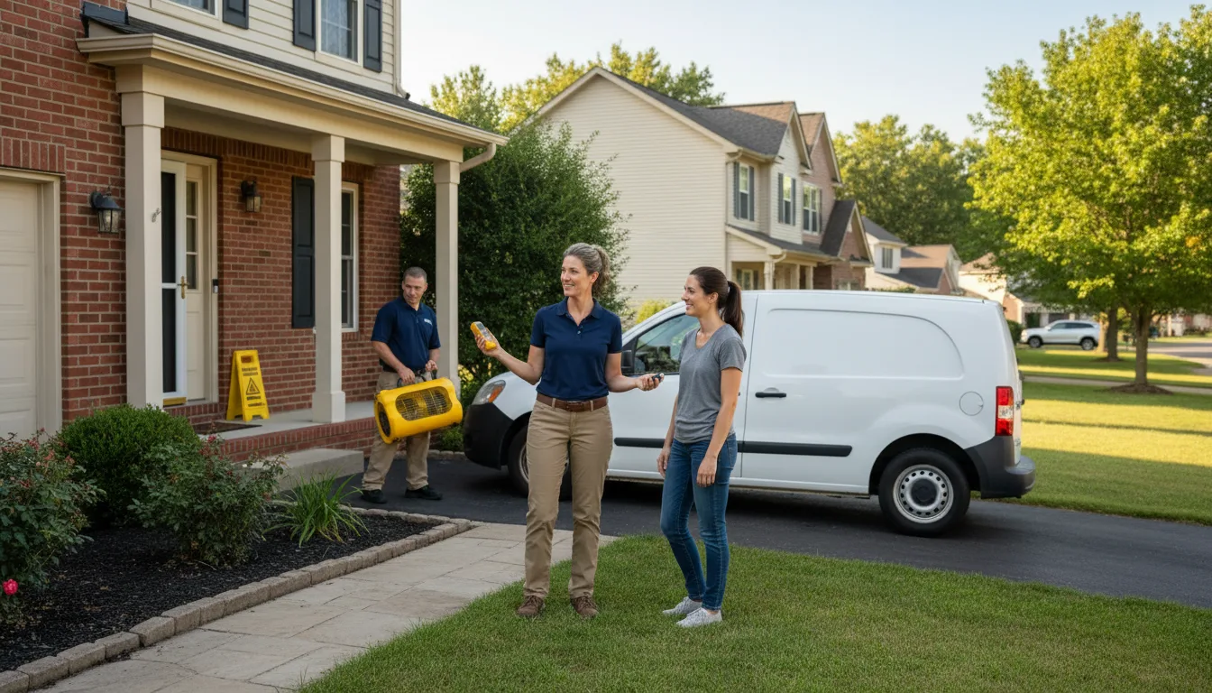 Residential water damage restoration in Ponderay, ID